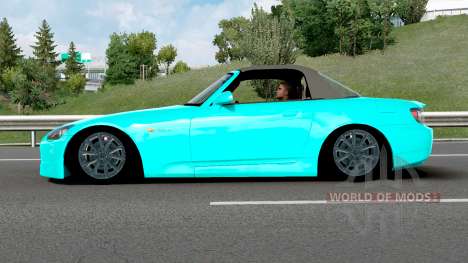Honda S2000 Turquoise Blue for Euro Truck Simulator 2
