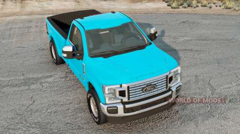 Ford Super Duty 2021 Process Cyan for BeamNG Drive