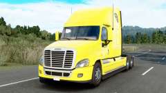 Freightliner Cascadia Maximum Yellow for American Truck Simulator