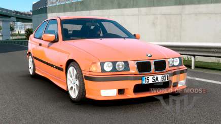 BMW M3 Compact (E36) Mango Tango for Euro Truck Simulator 2