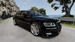 Audi A8 1.1 (44 configurations) for BeamNG Drive
