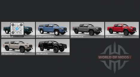 Toyota Tacoma SR5 Double Cab 2023 for BeamNG Drive