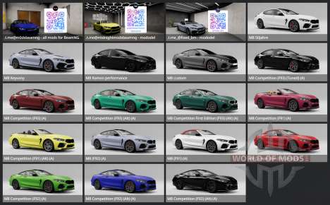 BMW M8 Coupe (F92) 2023 for BeamNG Drive