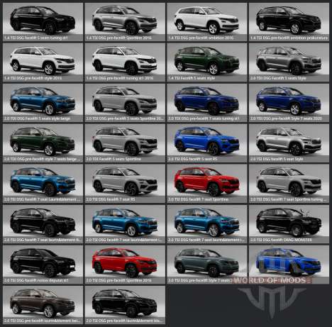 Skoda Kodiaq 4x4 Sportline 2017 for BeamNG Drive