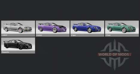 Nissan Skyline GT-R Nismo Z-Tune (BNR34) 2005 for BeamNG Drive