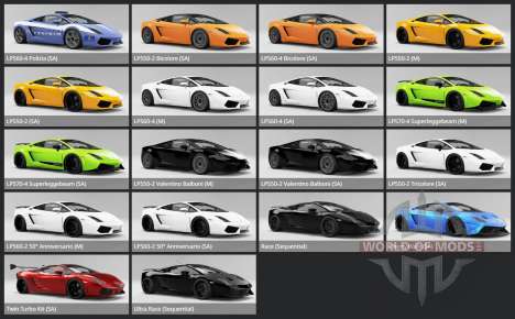 Lamborghini Gallardo LP 560 50 Anniversario 2013 for BeamNG Drive