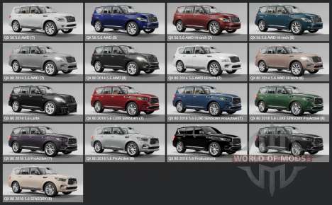 Infiniti QX56 5.6 (Z62) 2011 for BeamNG Drive