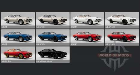 Aston Martin V8 Vantage (Series I) 1977 for BeamNG Drive