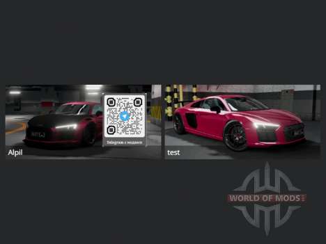 Audi R8 V10 RWS (Type 4S) 2018 for BeamNG Drive