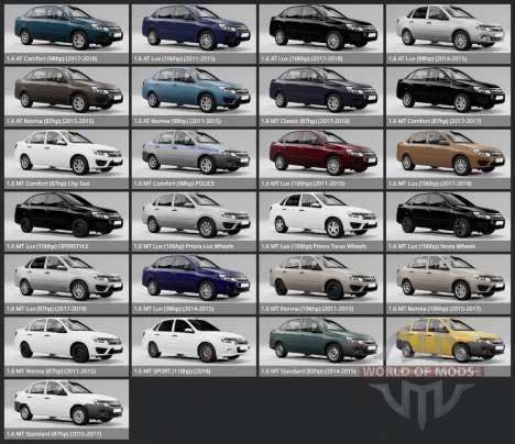 Lada Granta (2190) 2011 for BeamNG Drive