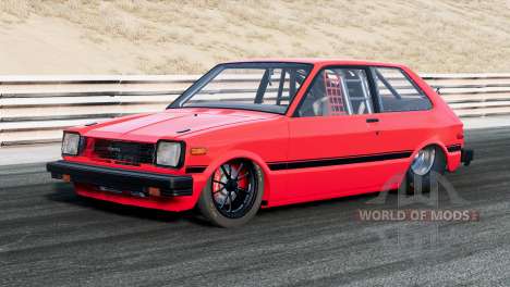 Toyota Starlet 3-door Drag Edition (KP61) 1981 for BeamNG Drive