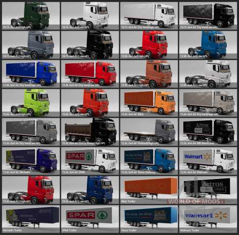Mercedes-Benz Actros 6x4 (Br.963) 2017 for BeamNG Drive
