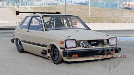 Toyota Starlet 3-door Drag Edition (KP61) 1981 for BeamNG Drive