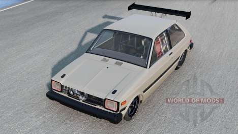 Toyota Starlet 3-door Drag Edition (KP61) 1981 for BeamNG Drive