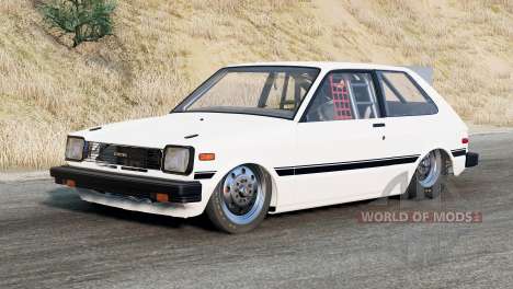 Toyota Starlet 3-door Drag Edition (KP61) 1981 for BeamNG Drive