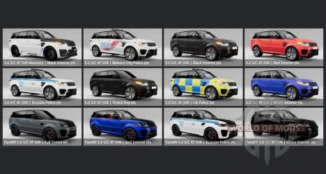 Range Rover Sport SVR (L494) 2017 v4.0 for BeamNG Drive