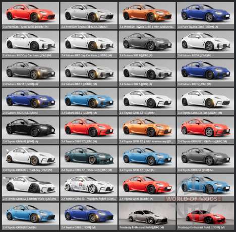 Toyota GR 86 GR Parts (ZN8) 2022 for BeamNG Drive