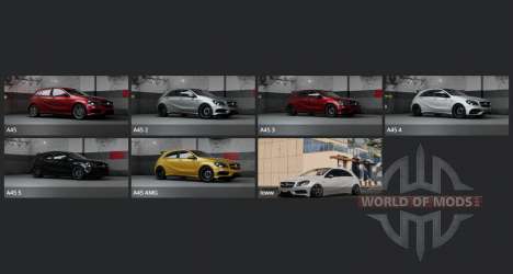 Mercedes-Benz A 45 AMG 4Matic (W176) 2014 for BeamNG Drive