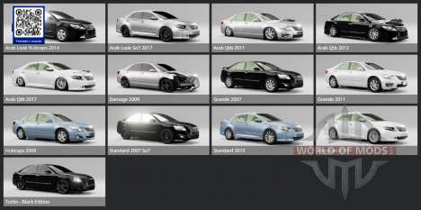 Toyota Aurion (XV50) 2015 for BeamNG Drive