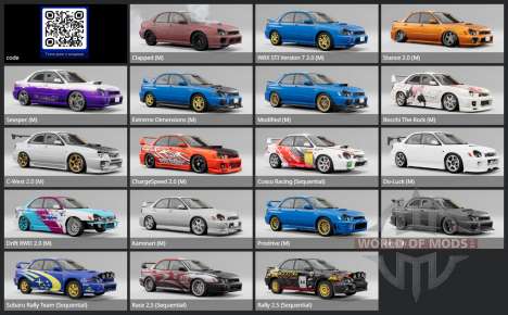 Subaru Impreza WRX STi Prodrive Style (GDB) 2001 for BeamNG Drive
