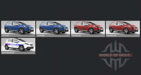 Peugeot 2008 (A94) 2015 for BeamNG Drive