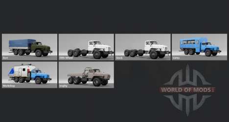 Ural-4320-40 2002 for BeamNG Drive