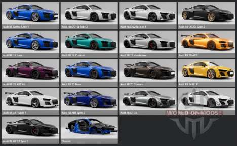 Audi R8 Coupe V10 GT (Type 4S) 2023 for BeamNG Drive