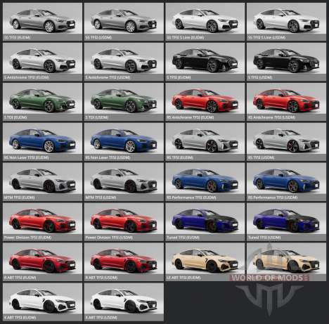 Audi A7 Sportback 55 TFSI quattro (4K8) 2018 for BeamNG Drive