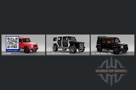 Mercedes-AMG G 63 (Br.463) 2020 for BeamNG Drive