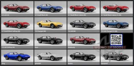 Chevrolet Corvette Stingray Sport Coupe (19437) for BeamNG Drive