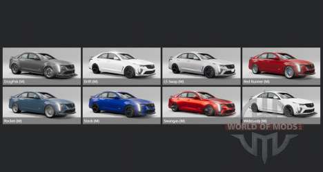 Cadillac CT4-V Blackwing 2022 for BeamNG Drive