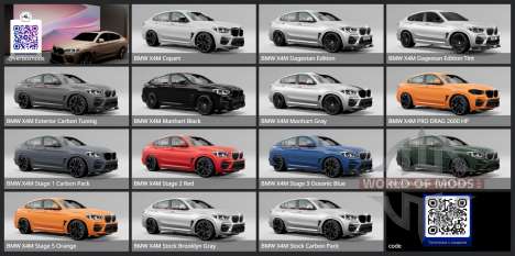 BMW X4 M Competition (F98) 2019 for BeamNG Drive