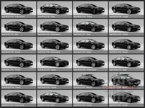 Audi S8 (D3) 2006 for BeamNG Drive