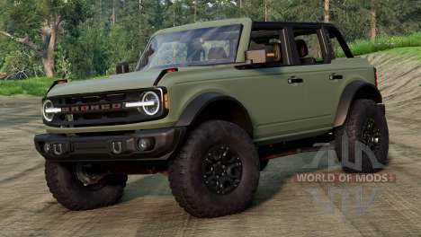 Ford Bronco 4-Door Wildtrak 2021 for BeamNG Drive