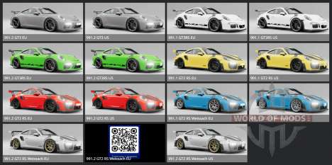 Porsche 911 GT2 RS Weissach Package (991) 2018 for BeamNG Drive