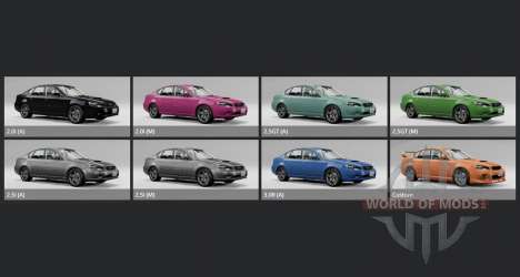 Subaru Legacy (BL) 2004 for BeamNG Drive