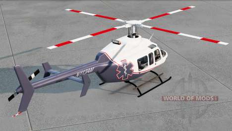 Bell 407 Helicopter for BeamNG Drive