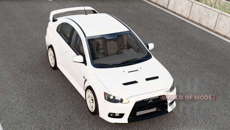 Mitsubishi Lancer Evolution X Final (CZ4A) 2015 for BeamNG Drive