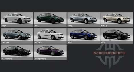 Skoda Superb (3U) 2008 for BeamNG Drive