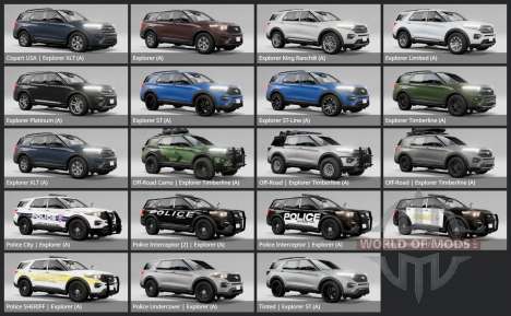 Ford Explorer ST (U625) 2022 for BeamNG Drive