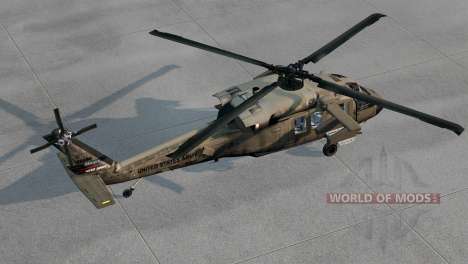 Sikorsky UH-60A Black Hawk 1977 for BeamNG Drive