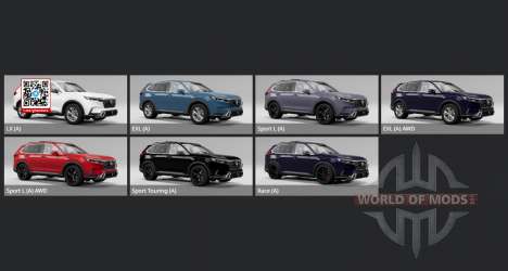 Honda CR-V Sport Touring 2023 for BeamNG Drive