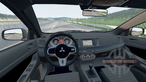 Mitsubishi Lancer Evolution X Final (CZ4A) 2015 for BeamNG Drive