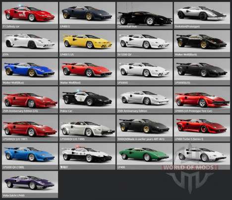 Lamborghini Countach LP400 (1120006) 1974 for BeamNG Drive