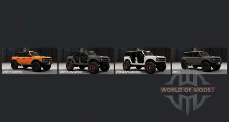Ford Bronco 4-Door Wildtrak 2021 for BeamNG Drive