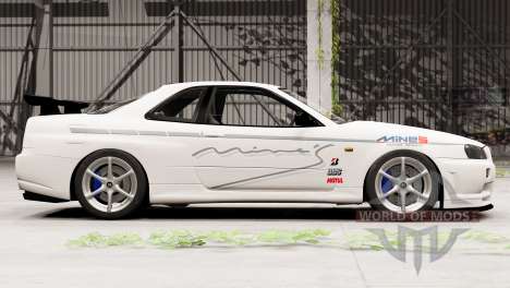Mineᴵs GT-R N1 (R34) 2002 for BeamNG Drive