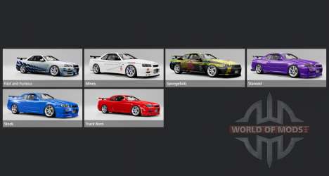 Mineᴵs GT-R N1 (R34) 2002 for BeamNG Drive