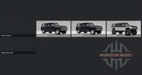 Nissan Patrol GQ 5-door (Y60) 1991 for BeamNG Drive
