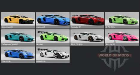 Lamborghini Aventador S 2021 for BeamNG Drive