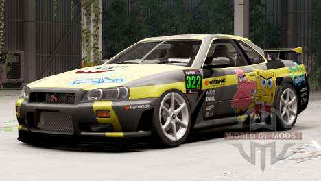 Mineᴵs GT-R N1 (R34) 2002 for BeamNG Drive
